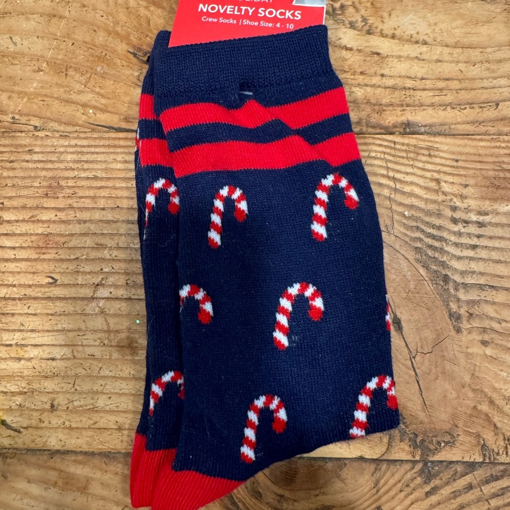 Candy Cane Socks